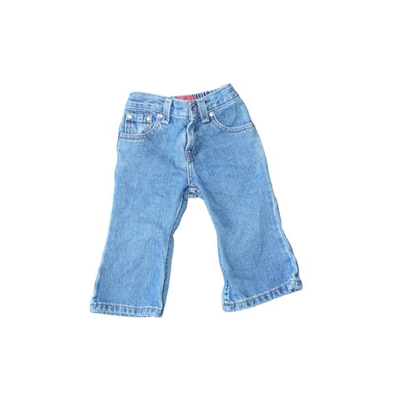 Vintage Levi’s 517 Baby Flare Jeans – Size 12M – Orange Tab USA Denim - Picture 1 of 8